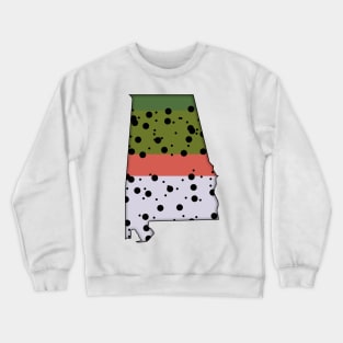 Alabama rainbow trout Crewneck Sweatshirt